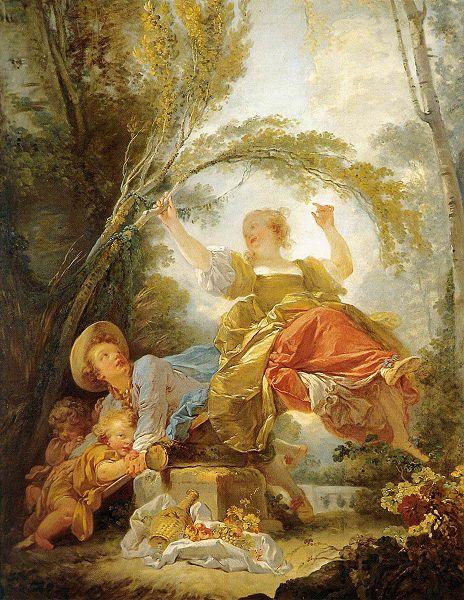 Jean Honore Fragonard See Saw France oil painting art
